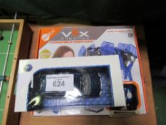 VEX robotics construction kit, boxed & a Fiat die-cast vehicle. Estimate £15-25.