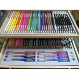 Boxed 75 piece stationery set. Estimate £10-15.