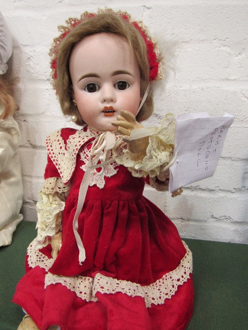 Bahr & Proschild bisque doll, 58cms height. Estimate £100-150. - Image 2 of 2