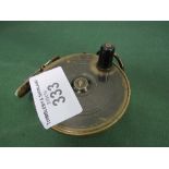 Malloch side-casting brass fishing reel, circa 1890-1900. Excellent condition. Estimate £55-65.