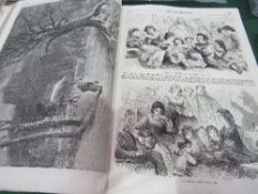 Illustrated Times: 50 original issues from 1861 - 1862, bound in 1 volume. Illustrated with 100's of