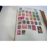 2 stamp albums with various GB & World stamps. Estimate £10-20.