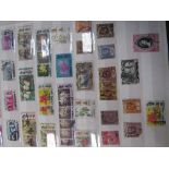 6 albums of postage stamps & postcards. Estimate £15-25.