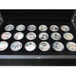 2009/10 Royal Mint 'A Celebration of Britain' silver proof coin collection. Estimate £450-550.