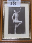 6x 19th century framed photos of nudes. Estimate £10-20.