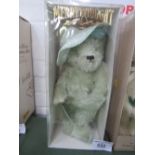 Merrythought 'Queen Elizabeth' bear, boxed. Estimate £30-50.