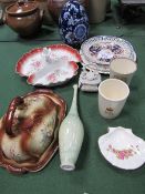 Qty of various china ware. Estimate £10-20.