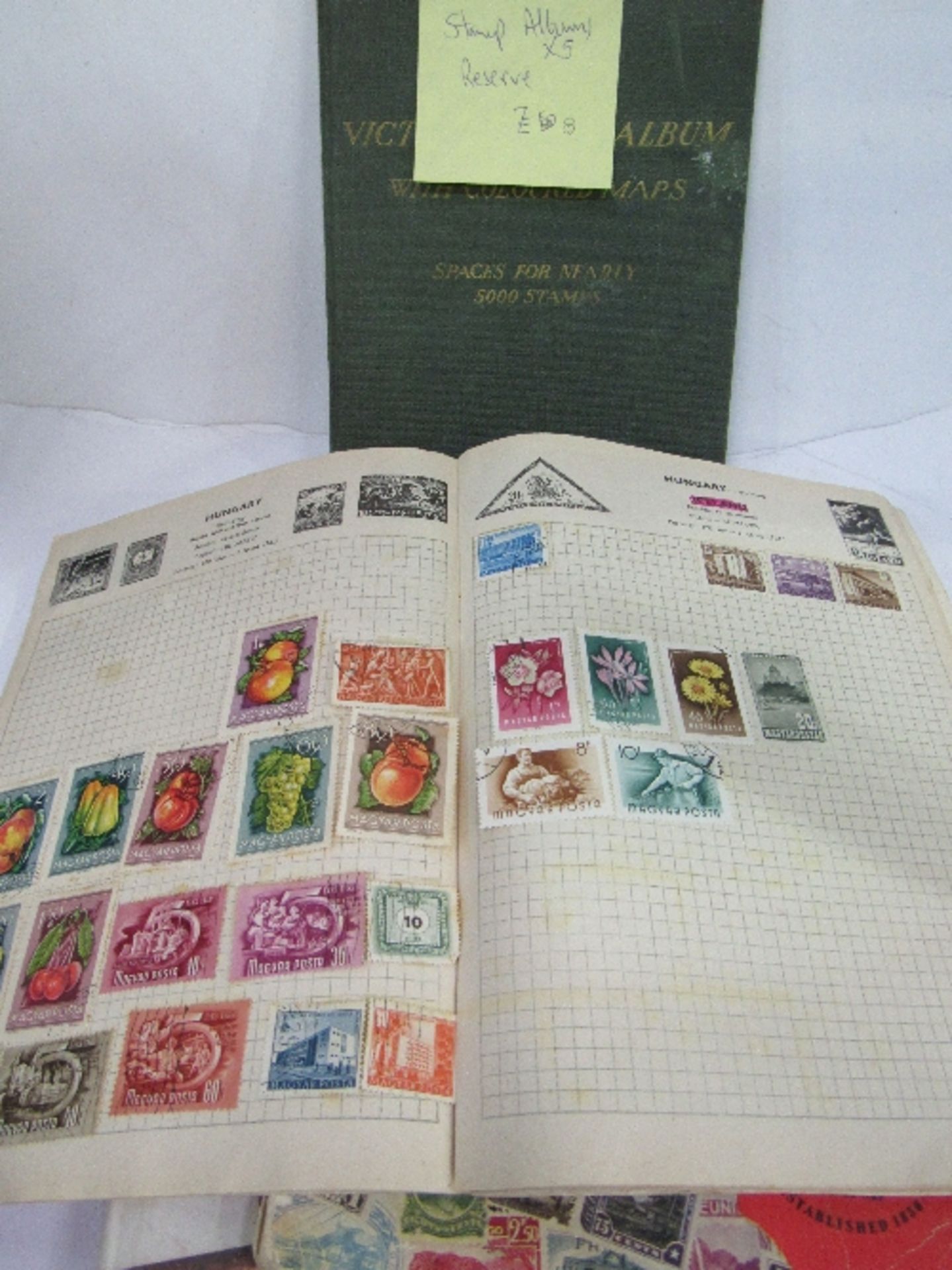 4 various stamp albums. Estimate £8-12.