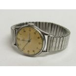 Omega men's wristwatch. Estimate £30-40.