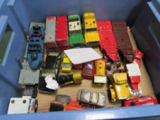 Qty of die-cast vehicles including Corgi, Lesney & Matchbox. Estimate £20-40.