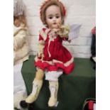 Bahr & Proschild bisque doll, 58cms height. Estimate £100-150.
