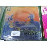 Pink Floyd: 2 LP's. More, 1969 original stereo in good condition. Wish you Were Here, 1975. Estimate