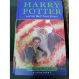 Harry Potter & the Half-Blood Prince, 1st edition, 2005, in original dust jacket. Estimate £40-50.