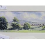 4 framed & glazed prints of views of Oxford by Valerie Petts. Estimate £40-60.