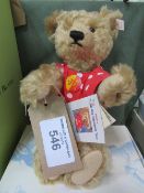 Steiff 'Save The Children Ted', boxed. Estimate £40-60.