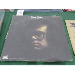 Elton John: 10 LP records & singles, all from the 70's & 80's including Elton John, 1970, 2nd