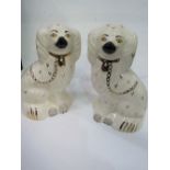 A pair of Beswick Staffordshire dog figurines. Estimate £20-30.