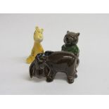 3 Beswick samples of Winnie The Pooh, Eeyore & Tigger. Estimate £40-60.