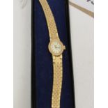 Gold plated cased Sekonda lady's wristwatch. Estimate £15-20.