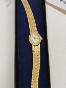 Gold plated cased Sekonda lady's wristwatch. Estimate £15-20.