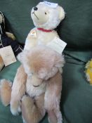 Merrythought teddy bear of Witney replica bear & a Mother Hubbard Collector's bear. Estimate £30-