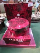 Royal Albert dog bowl, Royal Albert place mats, Royal Albert Valentine set & Royal Albert Hors d'