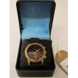 Regal 2 tone gold gent's watch, code no. SE-0815. Estimate £30-50.