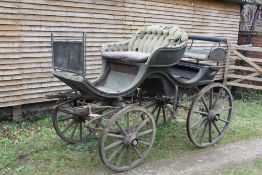 SCANDINAVIAN PHAETON to suit 13.2 to 14.2 hh, for restoration. A pretty carriage which is in