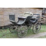 SCANDINAVIAN PHAETON to suit 13.2 to 14.2 hh, for restoration. A pretty carriage which is in