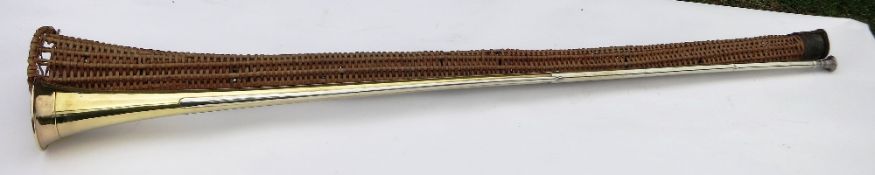 Beaufort pattern coach horn engraved Swaine & Adeney, London and Proprietors of Köhler & Son. Made