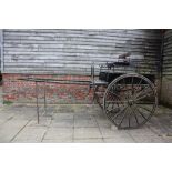 ESSEX CART by G. Semmence & Sons of Wymondham to suit 15 to 16 hh; painted black with light yellow