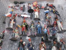 Approx 100 lead soldiers including a glass cabinet. Estimate £200-250.