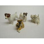 Jack Russell ornament, Beswick Jack Russell, Beswick Scottish Terriers & Beswick Boxers