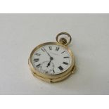 18ct gold repeater pocket watch, in good working order. Estimate £1,200-1,300.