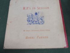 MP's in Session by Harry Furniss, 1889 with engraved caricatures throughout by Furniss, who was an