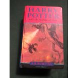 Harry Potter 1st edition, Goblet of fire, with dust cover. Estimate £40-50.