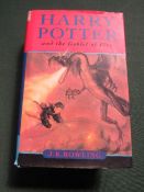 Harry Potter 1st edition, Goblet of fire, with dust cover. Estimate £40-50.