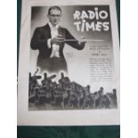 Music Ephermere: An illustrated song sheet of the 1934 Dance Band Record 'Radio Times' by Henry