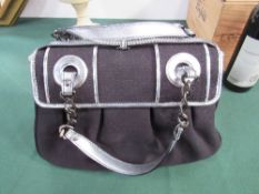 Authentic Fendi & silver patent bag with hologram & code no. A129092 in original dust bag.