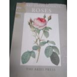 Pierre-Joseph Redoute Book of Roses, Ariel Press, London 1954. Large folio containing 24 full