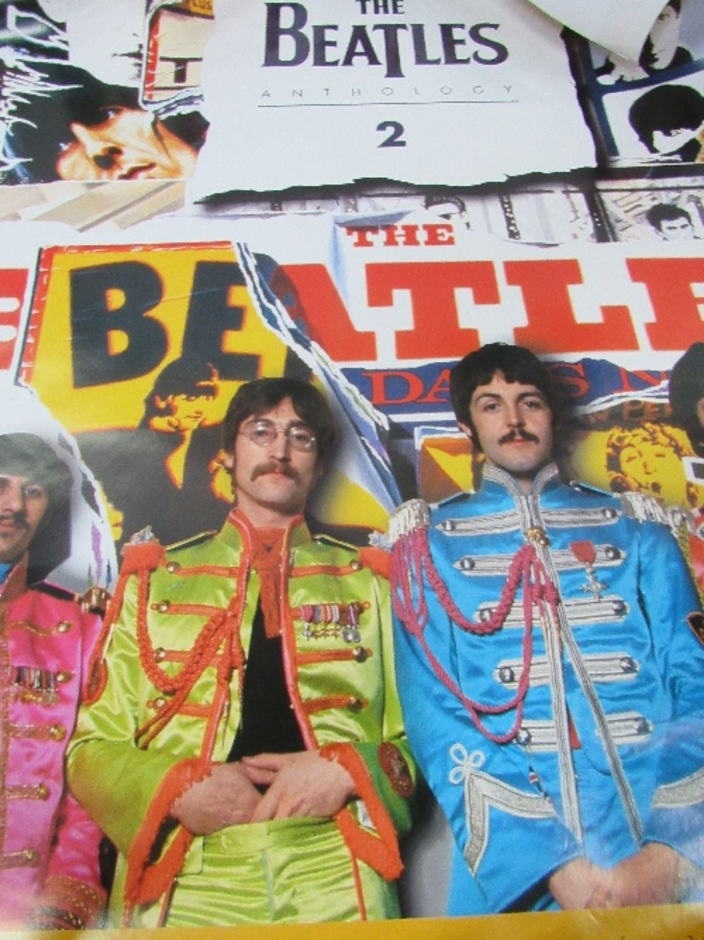 4 Beatles Anthology posters including un-issued Anthology 3 poster. Estimate £20-30. - Image 2 of 5