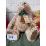 Hermann teddy bear, limited edition 283/500