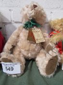 Hermann teddy bear, limited edition 283/500