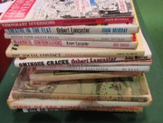 Collection of Osbert Lancaster books, 13 new pocket cartoons 1950's - 1970's, some 1st editions,