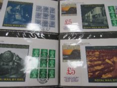 Folder of British First Day stamp covers. Estimate £10-20.