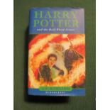 Harry Potter 1st edition, Harry Potter & the Half Blood Prince, with dust cover. Estimate £40-50.