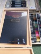 83 piece boxed art studio. Estimate £10-20.