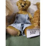 English mohair teddy bear 'Charlie' limited edition 1/25 made by Linda Edwards for Teddy Bears of