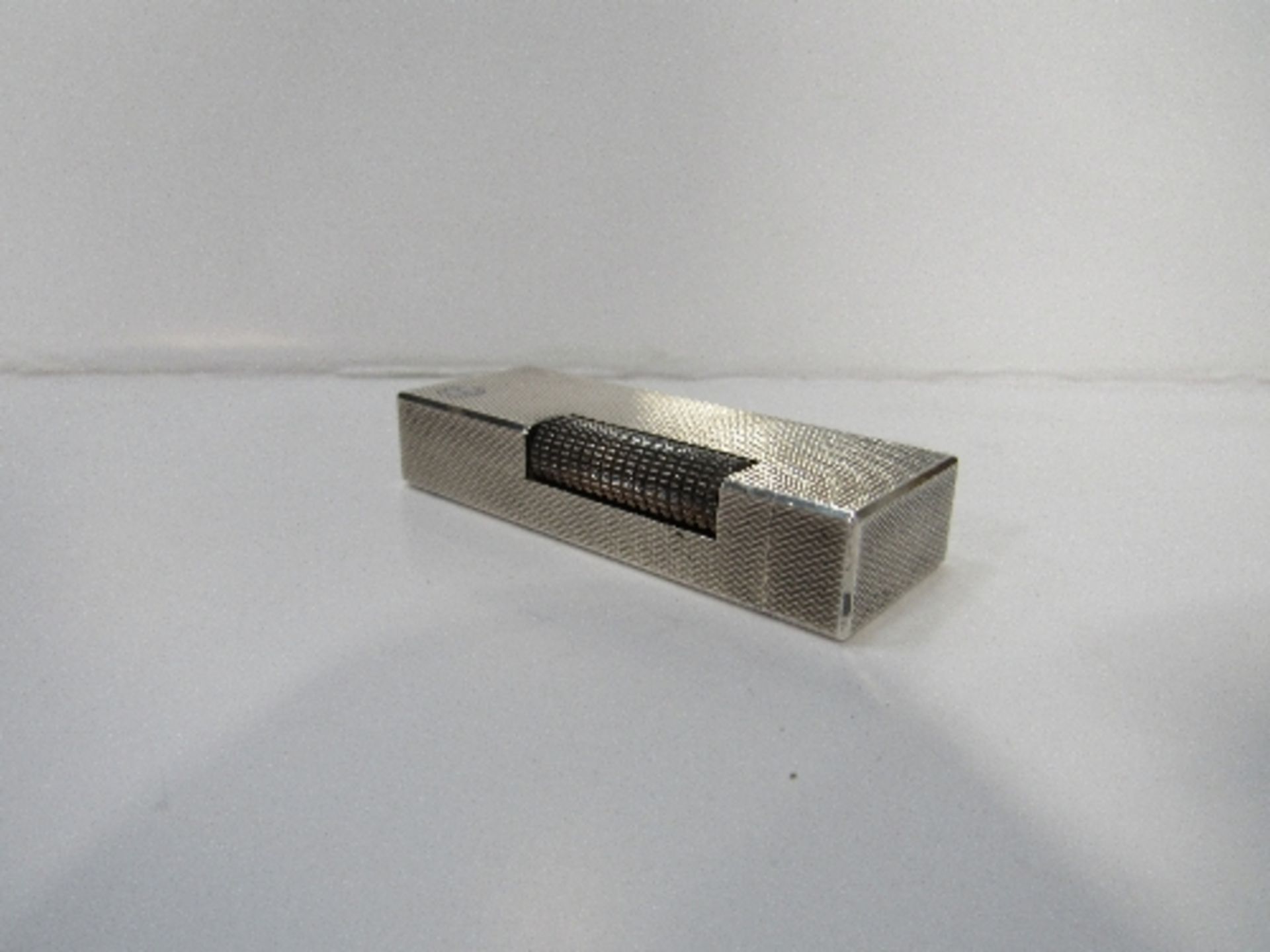 Authentic Dunhill silver rollagas lighter, Swiss made with Code 13373. Estimate £40-60. - Image 3 of 3