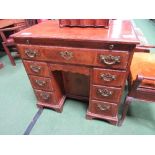 Late 18th century walnut small dressing table with brushing slide, 80cms x 50cms x 78cms.
